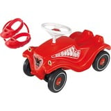 BIG Bobby-Car-Classic, Porteur enfant Rouge/Noir, (rouge/noir, roues silencieuses et protège-chaussures)