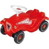 BIG Bobby-Car-Classic, Porteur enfant Rouge/Noir, (rouge/noir, roues silencieuses et protège-chaussures)