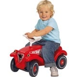 BIG Bobby-Car-Classic, Porteur enfant Rouge/Noir, (rouge/noir, roues silencieuses et protège-chaussures)