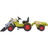 BIG CLAAS CELTIS Tracteur avec pelle de chargement et remorque, Véhicules pour enfants Vert clair