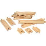 BRIO Chemin de fer en bois - Coffret Expansion Débutants - 11 pièces, Train Bois, Piste, Garçon/Fille, 3 an(s), Bois