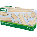 BRIO Chemin de fer en bois - Coffret Expansion Débutants - 11 pièces, Train Bois, Piste, Garçon/Fille, 3 an(s), Bois