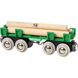 BRIO Circuit - Wagon convoyeur de bois, Jeu véhicule Vert, Wagon convoyeur de bois, 0,3 an(s), Multicolore