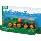 BRIO Circuit - Wagon grue ingénieux, Jeu véhicule Vert/Jaune, 33698