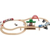 BRIO Circuit de 2 trains en bois - Plateforme Voyageurs Garçon/Fille, 3 an(s), AAA, Multicolore