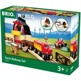 BRIO Circuit de la Ferme, Train Garçon/Fille, 3 an(s), Multicolore