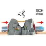 BRIO Circuits de train en bois - Tunnel d'aventures Gris/Rouge