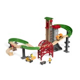 BRIO Grand circuit plateforme multimodale, Jeu de construction Garçon/Fille, Lift and Load, 32 pièce(s), 0,3 an(s), CE, FSC, Grüner Punkt, Modèle réduit de chemins de fer/train