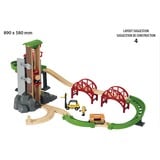 BRIO Grand circuit plateforme multimodale, Jeu de construction Garçon/Fille, Lift and Load, 32 pièce(s), 0,3 an(s), CE, FSC, Grüner Punkt, Modèle réduit de chemins de fer/train