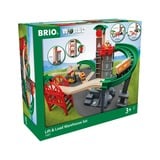 BRIO Grand circuit plateforme multimodale, Jeu de construction Garçon/Fille, Lift and Load, 32 pièce(s), 0,3 an(s), CE, FSC, Grüner Punkt, Modèle réduit de chemins de fer/train