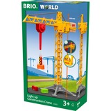 BRIO Grande Grue Lumineuse, Train Kit de jeu, Garçon/Fille, 3 an(s), Train, Piles fournies, Métal, Plastique, Bois