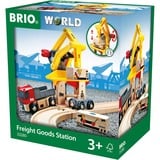 BRIO Grue De Chargement De Marchandises, Jeu de construction Décor, Garçon/Fille, 3 an(s), Multicolore