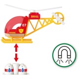 BRIO Hélicoptère des Pompiers, Jeu véhicule Garçon/Fille, 3 an(s), Rouge, Jaune