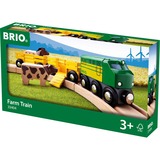 BRIO Jeu de Construction - Train des Animaux de la Ferme, Jeu véhicule Garçon/Fille, 3 an(s), Multicolore