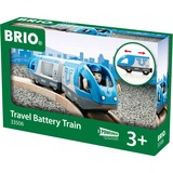 BRIO Jouet Premier Age - Train de Voyageurs à Piles, Jeu véhicule Bleu/gris, Train de voyageurs à pile, 0,3 an(s), Batteries requises, Multicolore