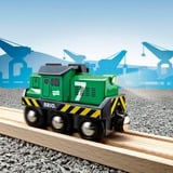 BRIO Locomotive de Fret à pile, Jeu véhicule Vert, Garçon/Fille, 3 an(s), AA, Vert