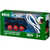 BRIO Locomotive rechargeable, Jeu véhicule Noir, 33599