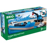 BRIO Navire Porte Conteneurs, Jeu véhicule Décor, Garçon/Fille, 3 an(s), Multicolore