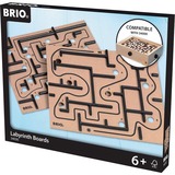 BRIO Planches de Labyrinthe, Jeu d'adresse Marron/Noir, Planches de Labyrinthe, Noir