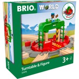 BRIO Plaque Tournante Et Personnage, Train Action/Aventure, Garçon/Fille, 3 an(s), Multicolore
