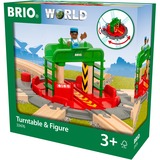 BRIO Plaque Tournante Et Personnage, Train Action/Aventure, Garçon/Fille, 3 an(s), Multicolore