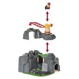 BRIO Plateforme grue et tunnels multifonctions, Jeu de construction Plateforme grue et tunnels multifonctions, 0,3 an(s), Batteries requises, Gris