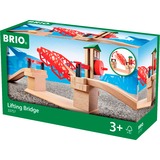 BRIO Pont Basculant de Brio, Train Marron/Rouge, Décor, Garçon/Fille, 3 an(s), Rouge