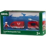 BRIO Train De Voyageur Rechargeable, Jeu véhicule Rouge, Wagon, 3 an(s), AAA, Multicolore