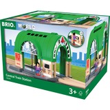 BRIO World - Station Centrale, Jeu de construction Vert/gris, Gare centrale sonore, 0,3 an(s), Batteries requises, Multicolore