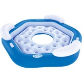 Bestway Coolerz Article de sport gonflable ÎLOTS POUR 3 1.91m x 1.78m, île gonflable bleu/Blanc, Bleu, Blanc, Ile flottante, Motif, Vinyl, 270 kg, 1910 mm