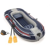 Bestway Set de Canot Hydro-Force, Bateau Orange/Noir, Baignade, divertissement, Canot, Bleu, Gris, Vinyl, 3 personne(s), 225 kg