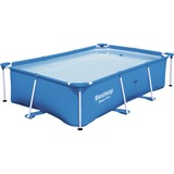 Bestway Steel Pro Piscine tubulaireFrame Pool 2.59m x 1.70m x 61cm bleu, 2300 L, Piscine hors sol, Bleu, 14,4 kg
