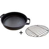 Campingaz 2000035416 ustensile de cuisson pour le camping Noir, Acier inoxydable, Poêle Noir/en acier inoxydable, Fonte, Acier inoxydable, Noir, Acier inoxydable, Noir, Métal, 6,5 kg, 29,5 cm