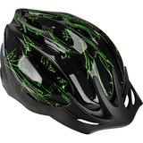 FISCHER Fahrrad 86158 Noir, Vert, Casque de protection Noir, Noir, Vert, Casque, Bicyclette, L/XL, SML, Polystyrène expansé (PSE)