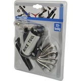 FISCHER Fahrrad Outil pliant combiné, 33 pièces, Set d'outils Noir/gris