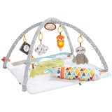 Fisher-Price Mon Tapis D’Éveil Douceur, Arche de jeu/couverture Tapis de gymnastique pour bébé, Garçon/Fille, Barre d'activités, Sonore, Multicolore