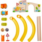 HABA Kullerbü – Circuit de jeu Au chantier, Train Garçon/Fille, 2 an(s)