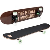 12752 complet pour planche à roulettes Skateboard (classique) Bois Noir, Marron