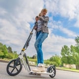 HUDORA 14236 scooter Adultes Noir, Blanc, Trottinette Blanc/Noir, Adultes, Noir, Blanc, Asphalte, 120 kg, 2 roue(s), Polyuréthane