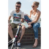 HUDORA Big Wheel Style 230 Adultes Noir, Rouge, Trottinette Noir, Adultes, Noir, Rouge, Asphalte, 120 kg, 2 roue(s), Polyuréthane