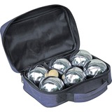 HUDORA Set 6 boules de pétanque averc 1 cochonnet 720 g, Argent
