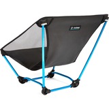 Helinox Ground Chaise de camping 4 pieds Noir Noir/Bleu, 120 kg, Chaise de camping, 4 pieds, 620 g, Noir
