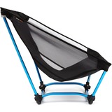 Helinox Ground Chaise de camping 4 pieds Noir Noir/Bleu, 120 kg, Chaise de camping, 4 pieds, 620 g, Noir