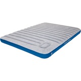 High Peak Air bed Cross Beam Double, Lit gonflable Gris clair/Bleu, Double matelas, Rectangle, Intérieure et extérieure, Pompe à air intégrée