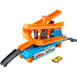 Hot Wheels City How Wheels Ascenseur Et Lanceur Transporteur Coffret, Jeu véhicule Ensemble de véhicules, 3 an(s), Métal, Plastique, Noir, Bleu, Orange