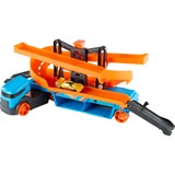 Hot Wheels City How Wheels Ascenseur Et Lanceur Transporteur Coffret, Jeu véhicule Ensemble de véhicules, 3 an(s), Métal, Plastique, Noir, Bleu, Orange