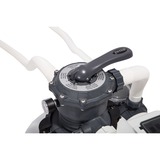 Intex 26646 accessoire pour piscine Pompe à filtre de sable, Filtre à eau Gris foncé/gris, Pompe à filtre de sable, Noir, Blanc, Piscine hors-sol, Vanne à 6 voies, Secteur, 220 - 240 V