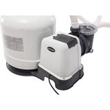 Intex 26646 accessoire pour piscine Pompe à filtre de sable, Filtre à eau Gris foncé/gris, Pompe à filtre de sable, Noir, Blanc, Piscine hors-sol, Vanne à 6 voies, Secteur, 220 - 240 V