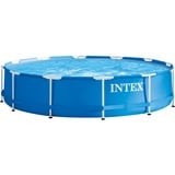Intex 28202GN piscine hors sol Rond Bleu, Blanc Bleu, Piscine hors sol, Bleu, Blanc, 18,5 kg