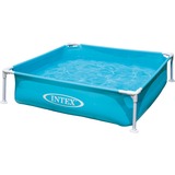 Intex piscine Frame Mini, 122 x 122 x 30cm Bleu, Piscine hors sol, 10,7 kg